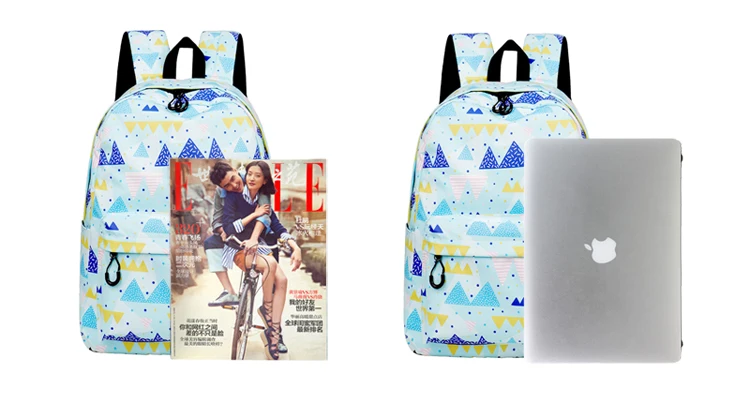 WINNER Women Water Resistant Backpack School Bags Geometric Travel Backpack For Teenager Girls Mochila Bolsa Feminina 2019 (1)