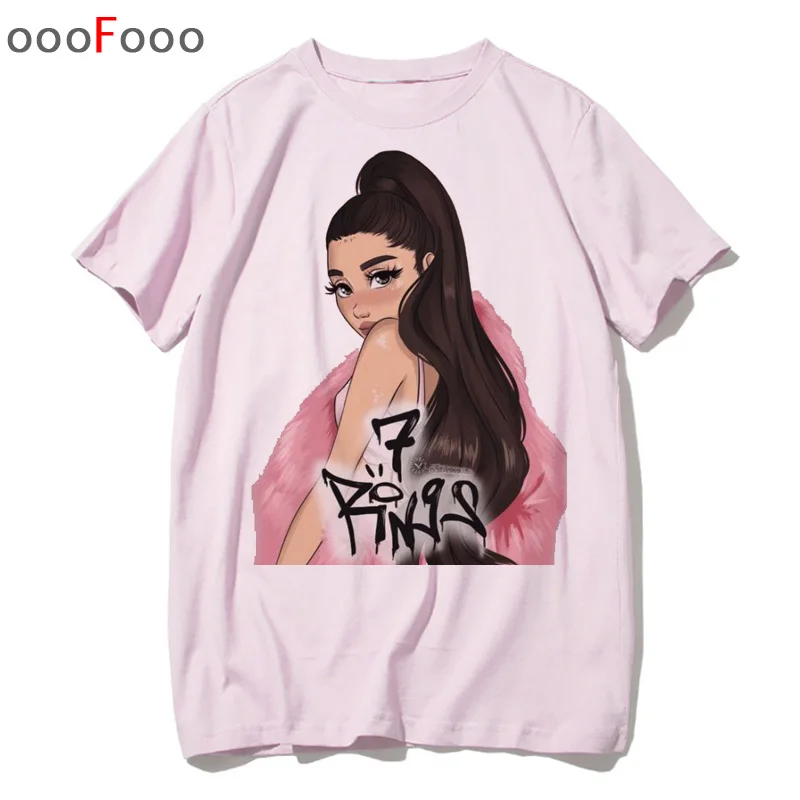 Женская футболка в стиле Харадзюку Ariana Grande Корейском kawaii ulzzang 2019|Футболки| |