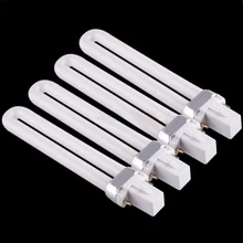 4 шт. 365nm U форма УФ лампа для ногтей сушилка светильник Замена подходит 9 Вт 36 Вт УФ художественный Гель-лак для ногтей отверждающий светильник