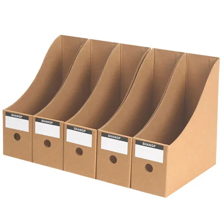

Storage Boxes &Bins paper storage box office stationery storage organizer organizador file organizer bookshelf hot 5 pieces/lot