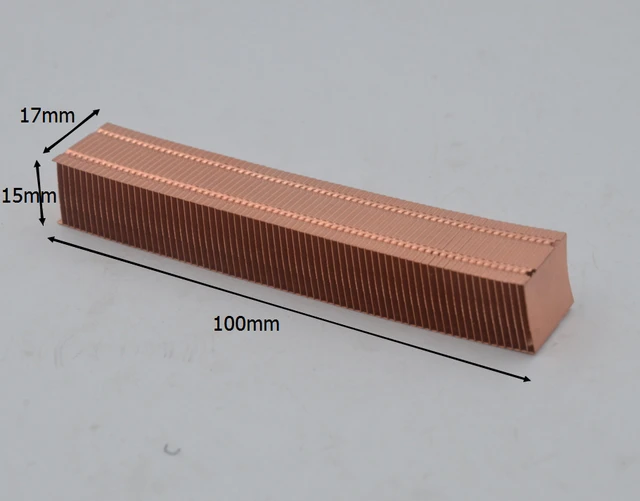 Copper Cooling Fin / All kinds of fin DIY fin-fan heat exchanger 100*15*
