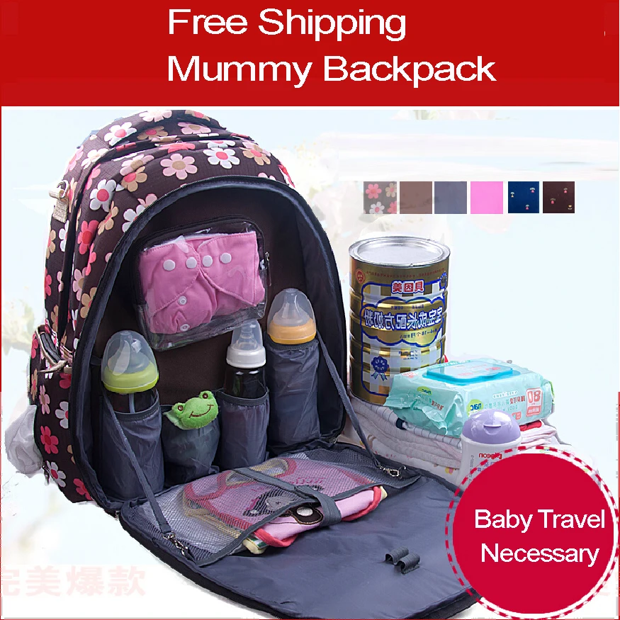 New 2016 Large capacity multifunctional mummy backpack nappy bag baby diaper bags mommy ...