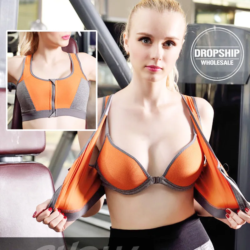 

2019 Sports Fitness BH Bra Sport Top Push up Yoga Underwear Gym Running Women Shockproof Tank Tops Workout Jogging Athletic Vest