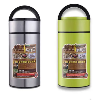 

1000ml Thermos Bottle Stainless Steel Insulated Food Container Travel Thermos Vacuum Soup Flask Thermal Porridge Pot with Spoon