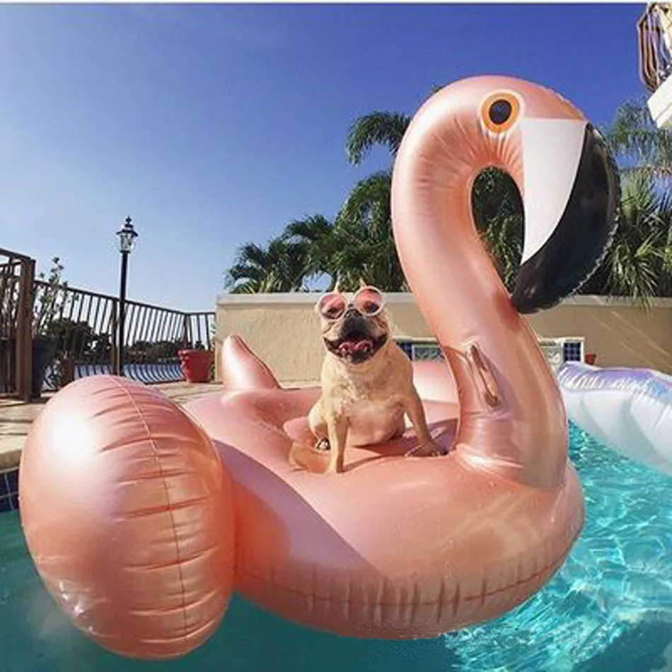 150 см розовое золото надувной фламинго бассейн поплавок плавательный круг надувной фламинго поплавок бассейн игрушки Плавательный круг буй бассейн игрушки