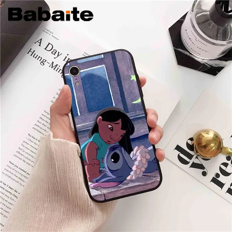 Babaite Lilo Stitch роскошный уникальный дизайн PhoneCase для iPhone 8 7 6 6S Plus X XS MAX 5 5S SE XR 10 Чехол - Цвет: A9