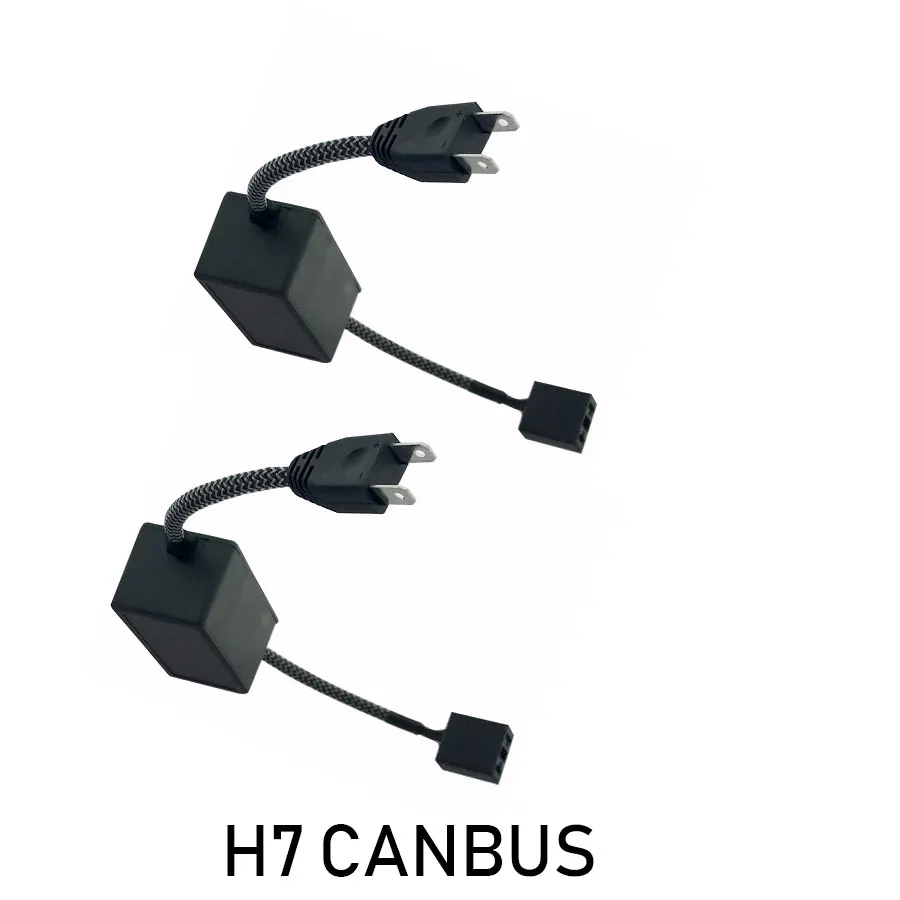 

2pcs H7 LED Light CANBUS LED Headlamps Warning Canceller Automotive H7 LED 12V computer No Error Warning Resistance