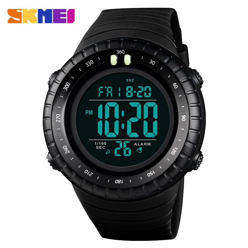

Men LED Sport Watch Hot SKMEI Top Brand Mens Digtial Watches Waterproof Military Wristwatch Male Clock reloj hombre 2018 SKMEI