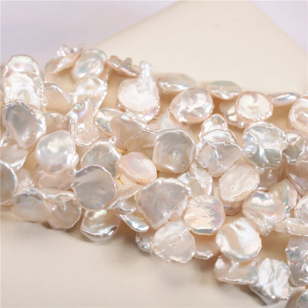 

SNH 14-16mm Good Quality Keshi Reborn Popcorn Shape Pearl 3 strands/pcakage for free shipping