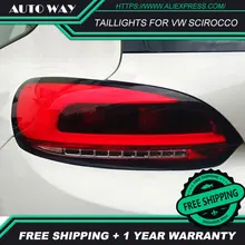 Автомобильный Стайлинг задние фонари чехол для VW Scirocco задние фонари Scirocco задний фонарь светодиодный задний фонарь DRL Противотуманные фары задний багажник крышка лампы