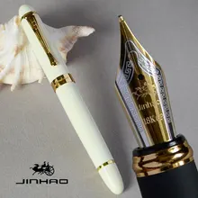Авторучка 18KGP 0,7 мм перо с широким основанием JINHAO X450 белый/золотой офисный бизнес подарок черный синий зеленый 21 Цвета Выберите JINHAO 450
