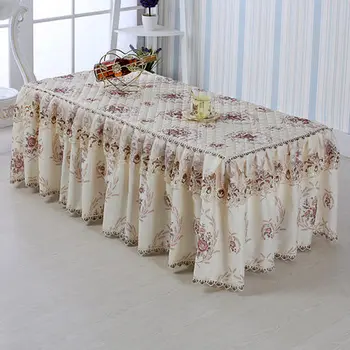 

Coffee table dust cover garden fabric lace tablecloth tea table bedside cabinet cover