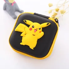 Подарки в виде животных, силиконовый кошелек для монет, милый мультяшный покемон пикачу, маленькие мини сумки для монет, кошельки, органайзер для наушников, подарки для детей