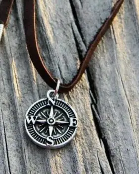 

SanLan compass necklace men jewelry