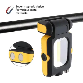 

Three Illumination Modes COB Work Light Rotating Bottom Auto Repair Light Magnet Picker Fixed Tool Light LED Inspection Light
