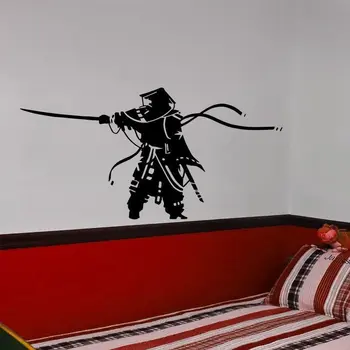 

Kendo Wall Sticker Warrior Ninja Poster Vinyl Art Wall Decals Home Decoration Decor Mural Kendo Samurai Decal