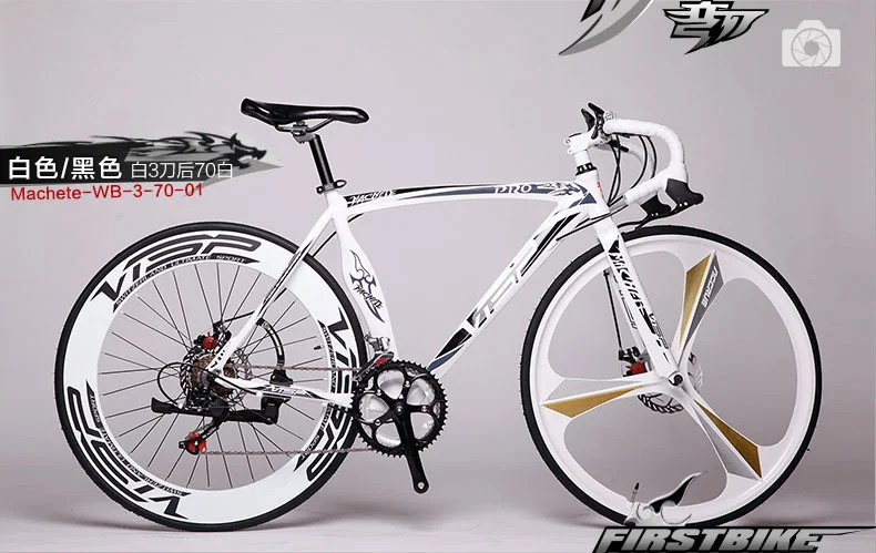 Discount New Brand Road Bike Aluminum Alloy Frame Dual Disc Brake 14 Speed Bicycle Outdoor Sports Cycling Racing Bicicleta 19