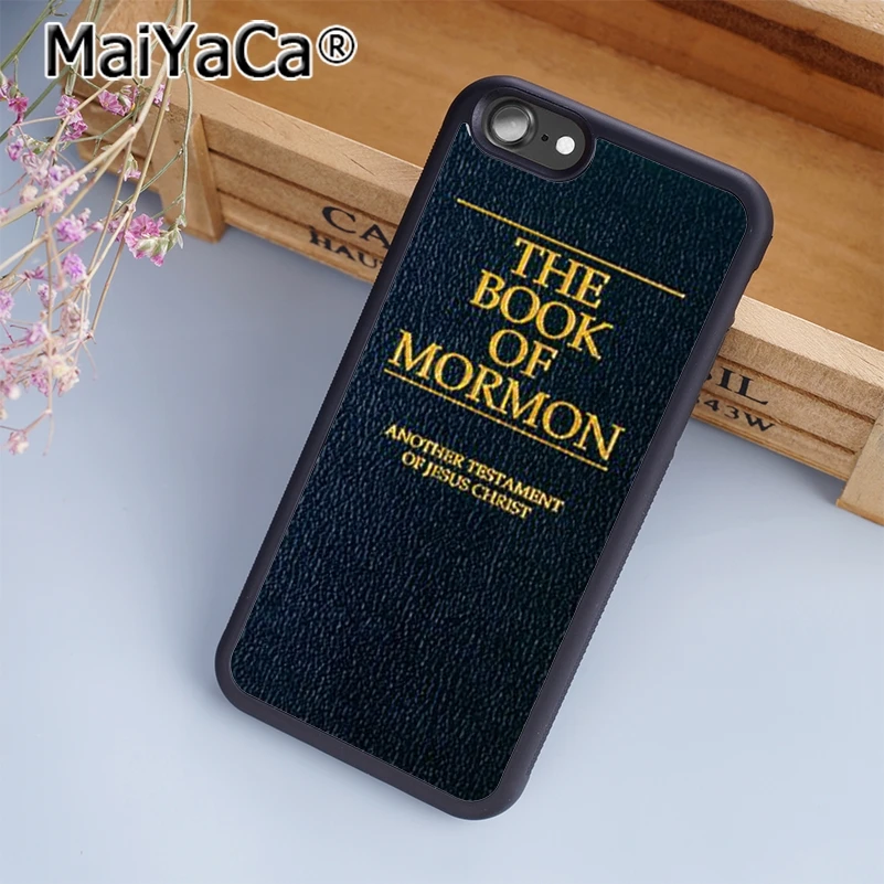 

MaiYaCa The Book of Mormon Phone Case Cover for iPhone 5 5s 6 6s 7 8 Plus X soft case for samsung S6 S7 S8 edge Plus cover Shell