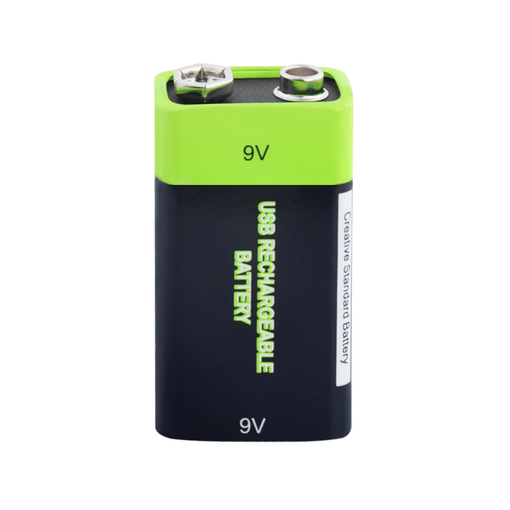 

1 Piece ZNT Li-ion Battery USB Charging 9V Lithium Polymer Batteries Rc Toys Flashlight Power Bank Batteries USB Cable Charger