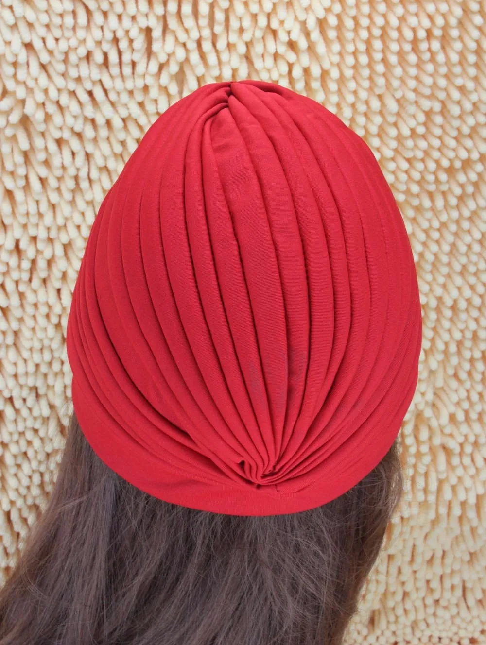 2016 New Fashion Women Turban Hat Bohemia 21 Solid Color Fold Beanies Female Simple Autumn Bonnet Indian Turban Hats For Women (6)