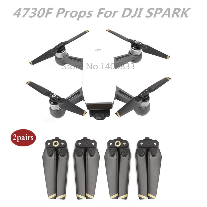 4730F пропеллеры БЫСТРОРАЗЪЕМНАЯ Складная бутафория для DJI SPARK