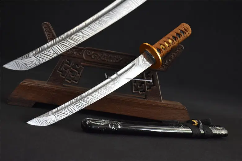 Уникальный японский Танто меч вакизаши самурая острый меч катана высокий клинок из марганцевой стали