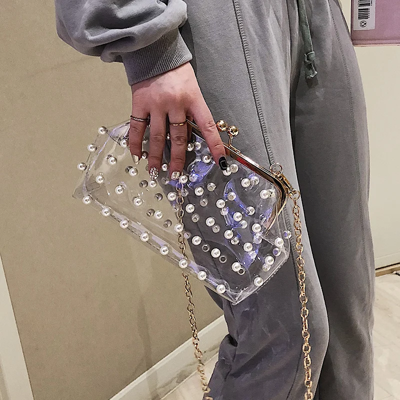 

Womens Handbags And Purses Transparent Bag Victoria Secret Bag Diamond Chain Hasp Cell Phone Pocket Lady Day Clutches