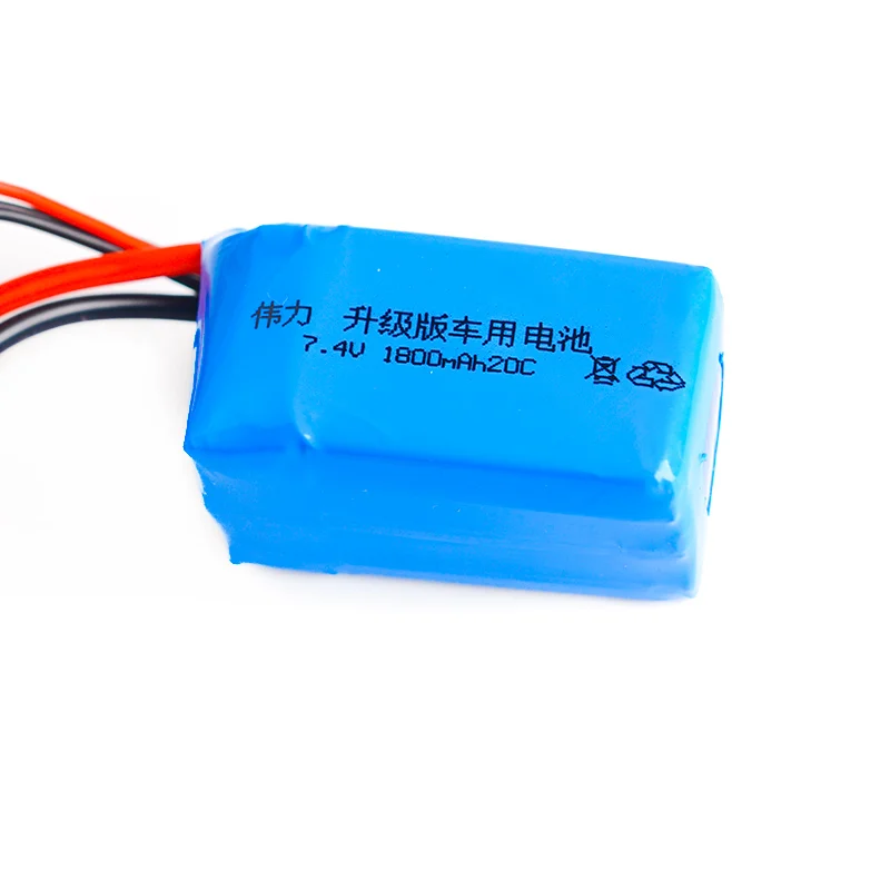 1 2 шт. 7.4 В 1800 мАч 20C Max 40C T или JST разъем 2 S Lipo Батарея для WLtoys a959-b A969-b A979-b K929-B RC автомобилей Лодка Quadcopter