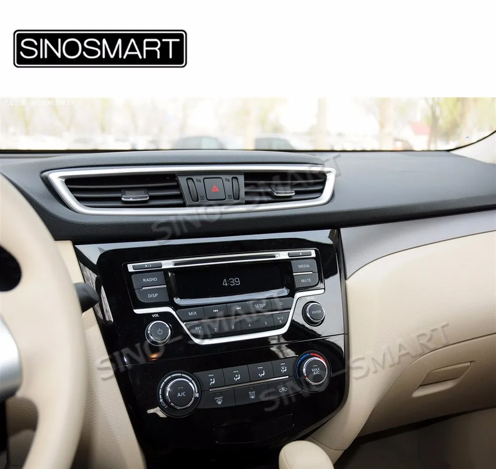 Автомобильная аудиосистема SINOSMART. Android 5.1 dvd-gps на Nissan Qashqai / X-Trail с Mirror Linkфункция, 1.6 ГГц 4 ядра процессора,Hd экран