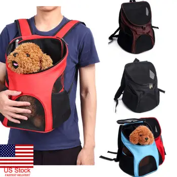 

Outdoor Double Shoulder Bag Backpack Pet Travel Dog Cat Carrier Mesh Windows Hot New Pet Dog Carriers Ventilation Backpack Vogue
