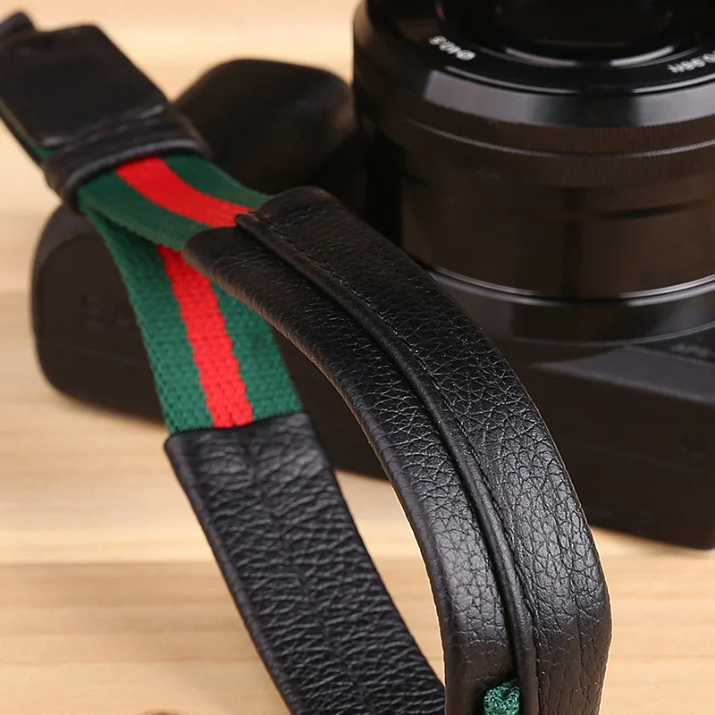 Lxh-pulseira de Couro Genuíno para Câmera Feita à Mão Alça para Sony Fujifilm Nikon Olympus Canon Leica Dslr - Image 4
