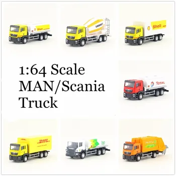 

RMZ City/Diecast Toy Model/1:64 Scale/Scania/Man Engineering Container Truck/Garbage Truck Series/Educational Collection