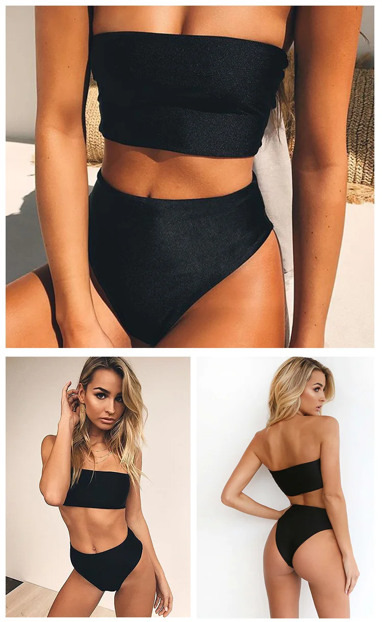 Solid-Tube-top-High-waist-Two-piece-swimsuit_02