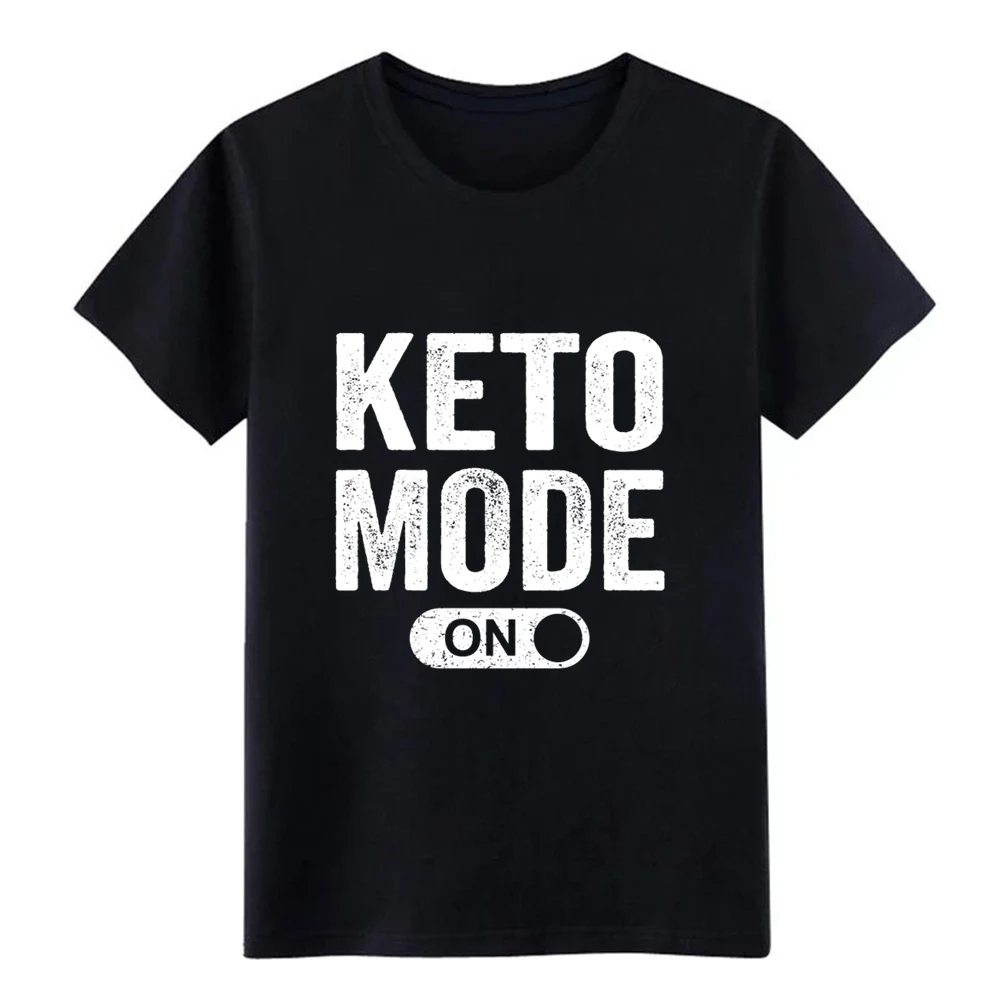 Футболка Keto Mode On дизайнерская футболка из 100% хлопка с круглым вырезом летняя