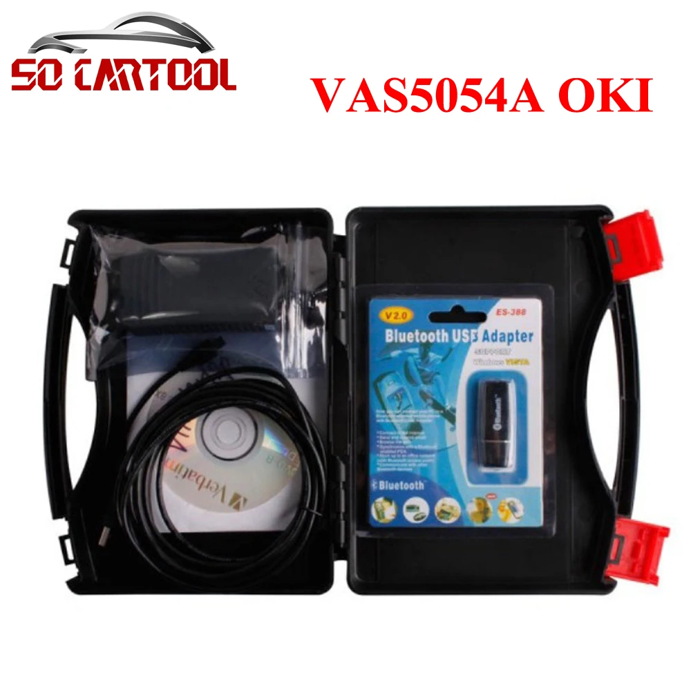 High Quality VAS 5054A OKI Full Chip ODIS V3.0.3 VAS5054A VAS5054 OBD2 Bluetooth Auto Car Diagnostic Tool VAS 5054 Free Shipping