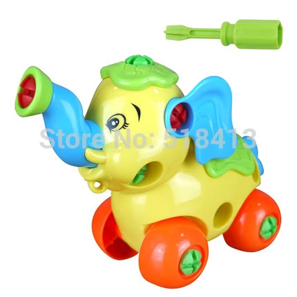 Animal Elephant Mammoth Disassembling Combination And Educational Toys Nut Assembled Toy Animals 2021