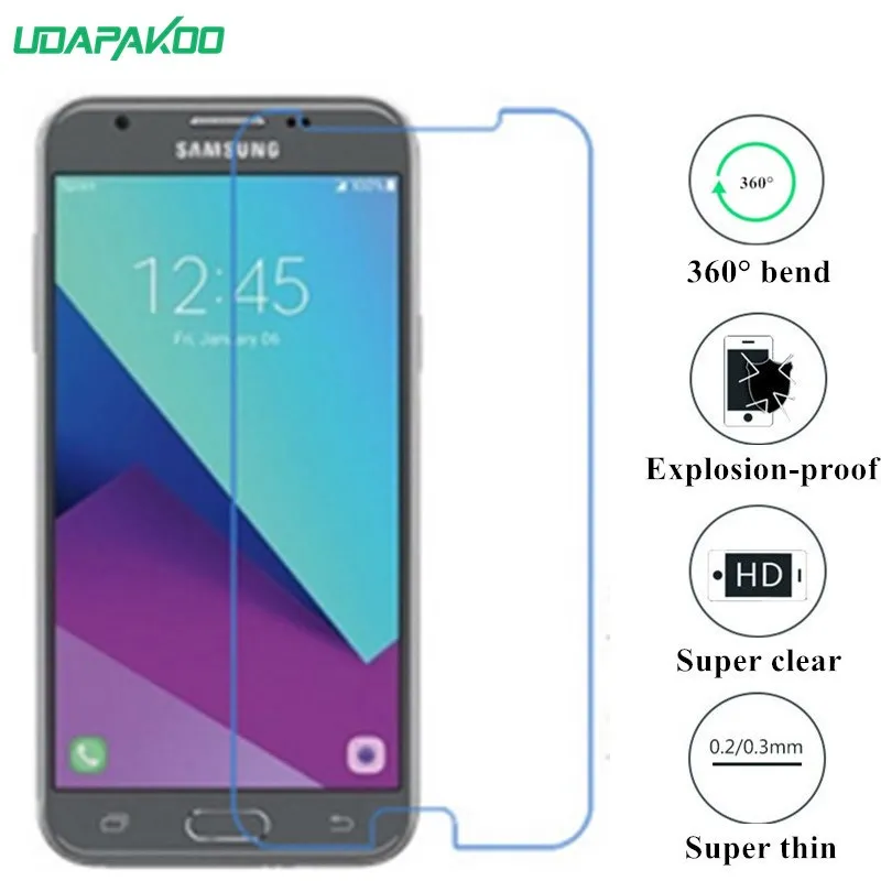 Udapakoo прозрачное закаленное (мягкое стекло) пленка для Samsung Galaxy J3 Emerge Nano