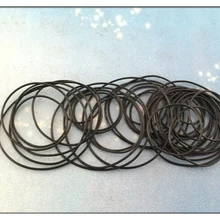 38 шт 0,4 мм резиновый чехол для часов с круглым кольцом, круглая прокладка, разные размеры от 12 мм до 30 мм