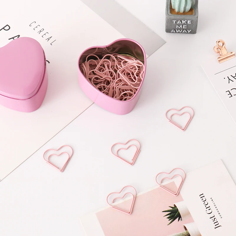 Push Pins for push pins Pink Kawaii Stationery Clear Binder Clips Photos Tickets Notes Letter Thumbtack set TUTU