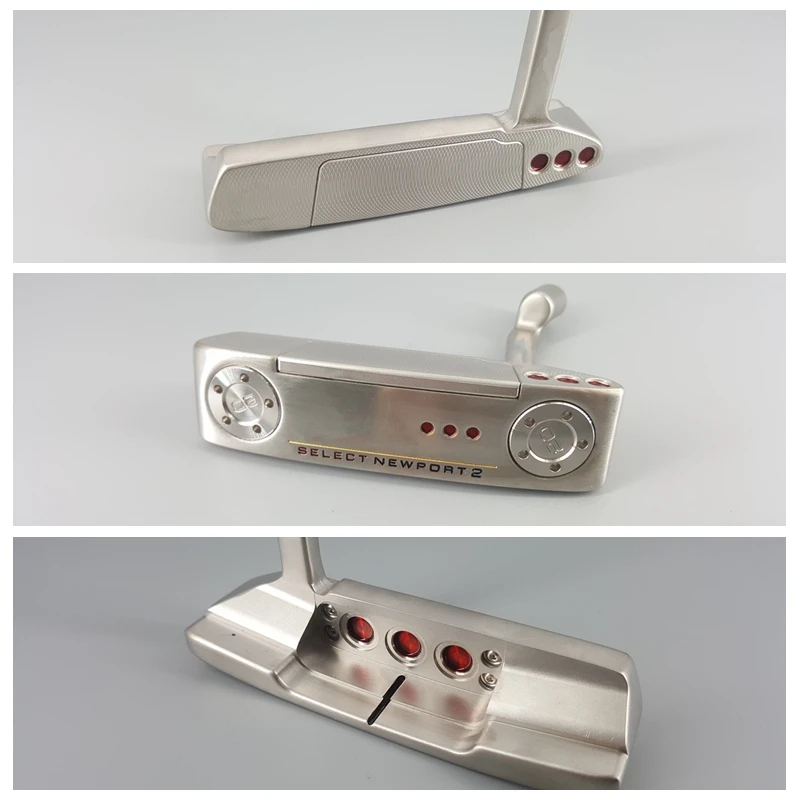 

2018 NEWPORT 2 Red Paint Golf Putter Clubs Edition 33/34/35inch Grip Optional Colour With Head Cover
