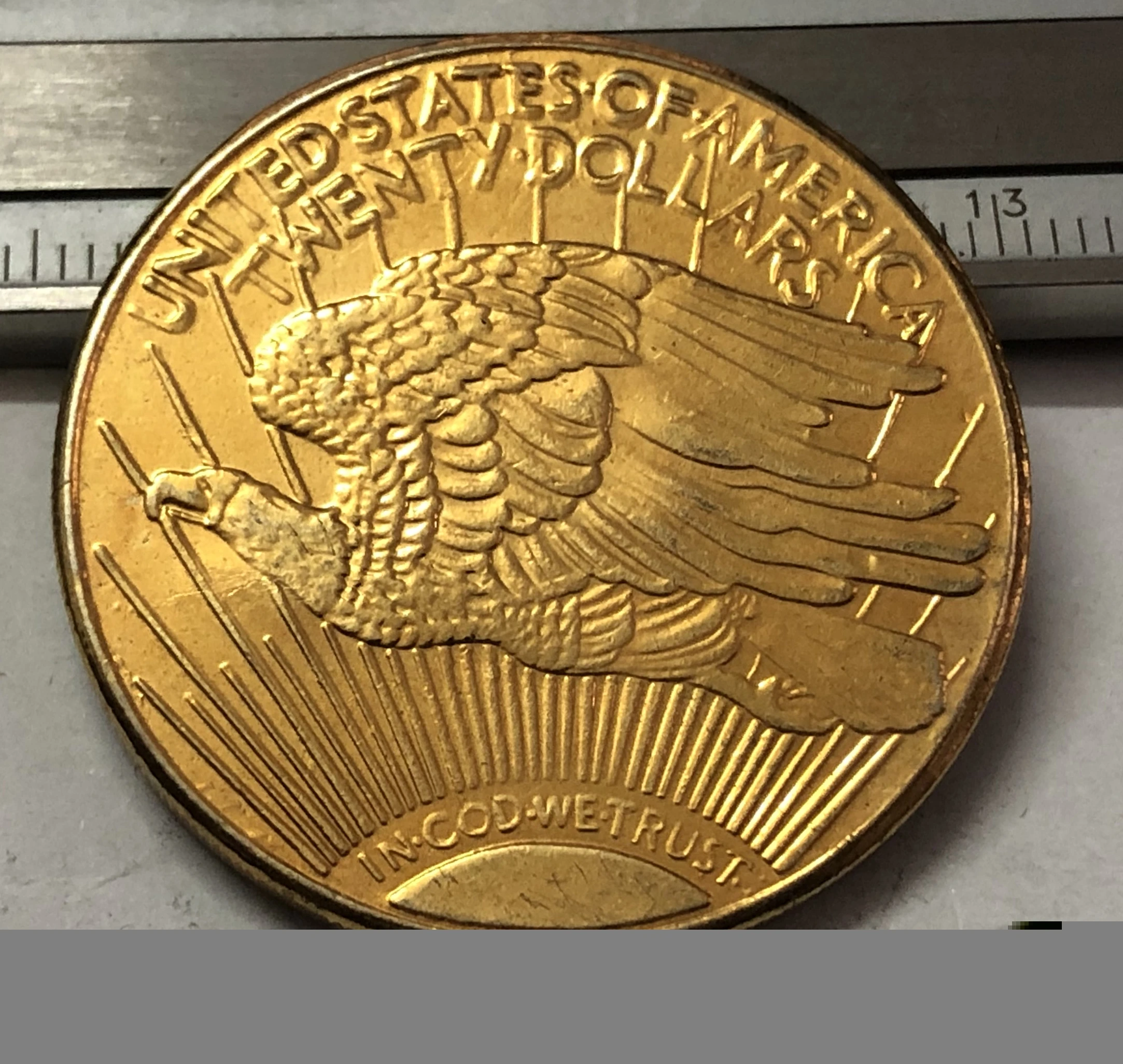 Точная копия монеты 1933 $ США|Безвалютные монеты| |