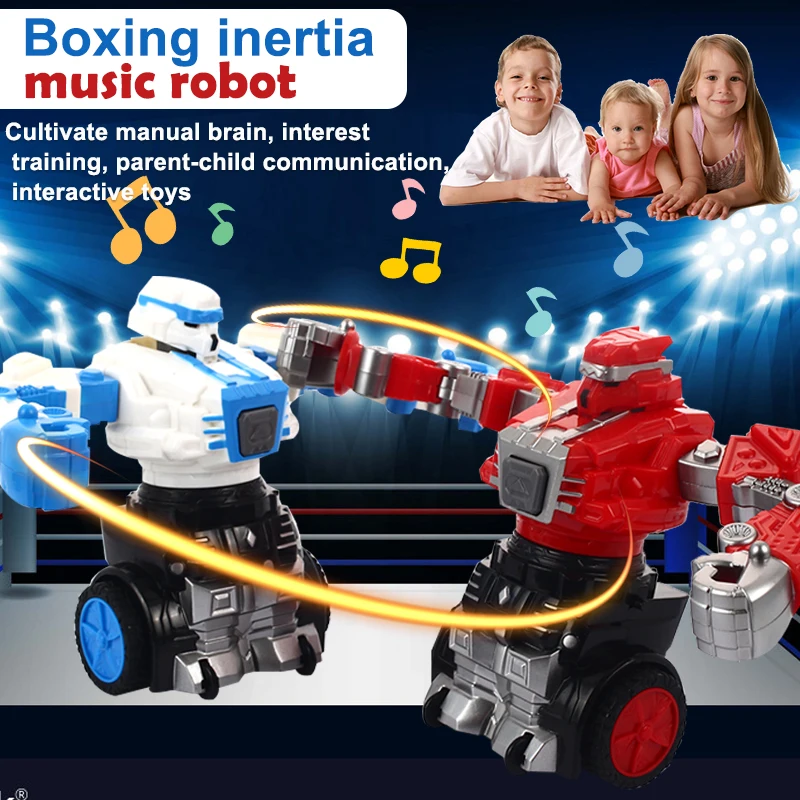 

Competitive Boxing Robot Inertial Robot Toys Entertainment Interesting Fun Boy Education Cool Single Arena Gift