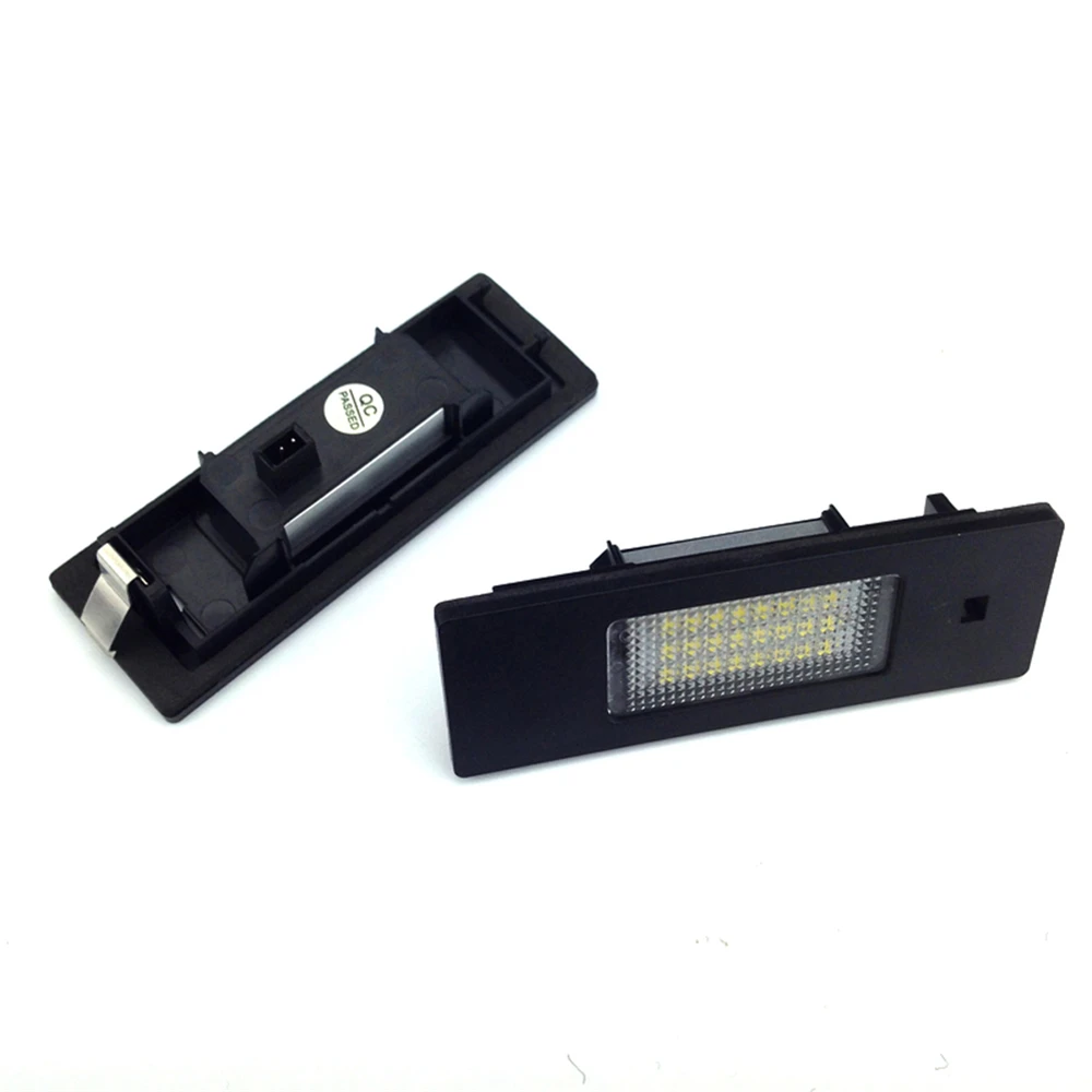 2 шт. без ошибок белый 12 В 24SMD светодиодный номерной знак свет Подходит для BMW 1