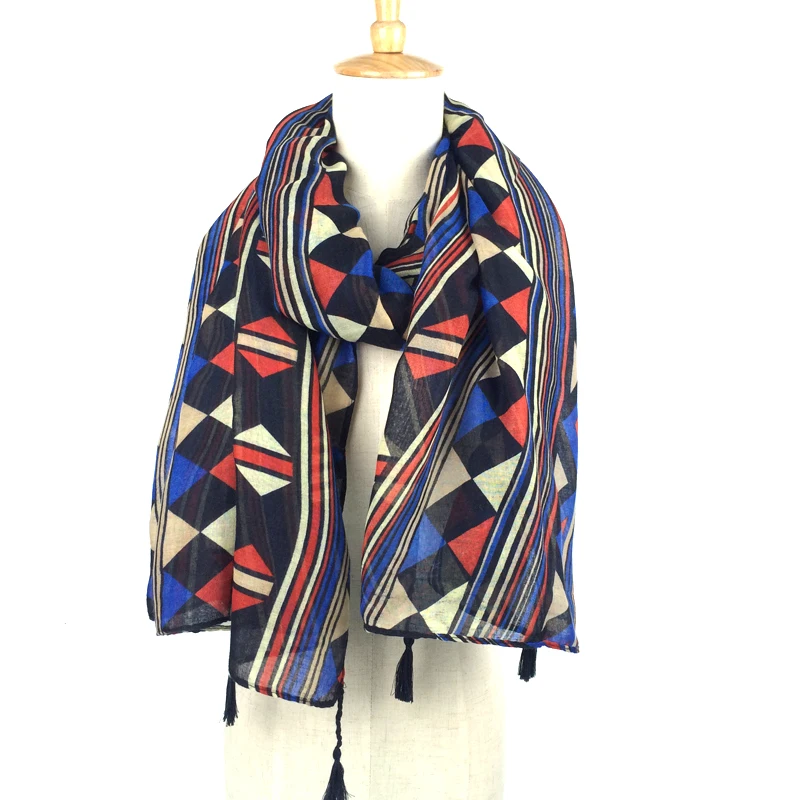Spring 2016 font b Tartan b font Scarf geometry Plaid Scarf New Designer Unisex Basic Shawls
