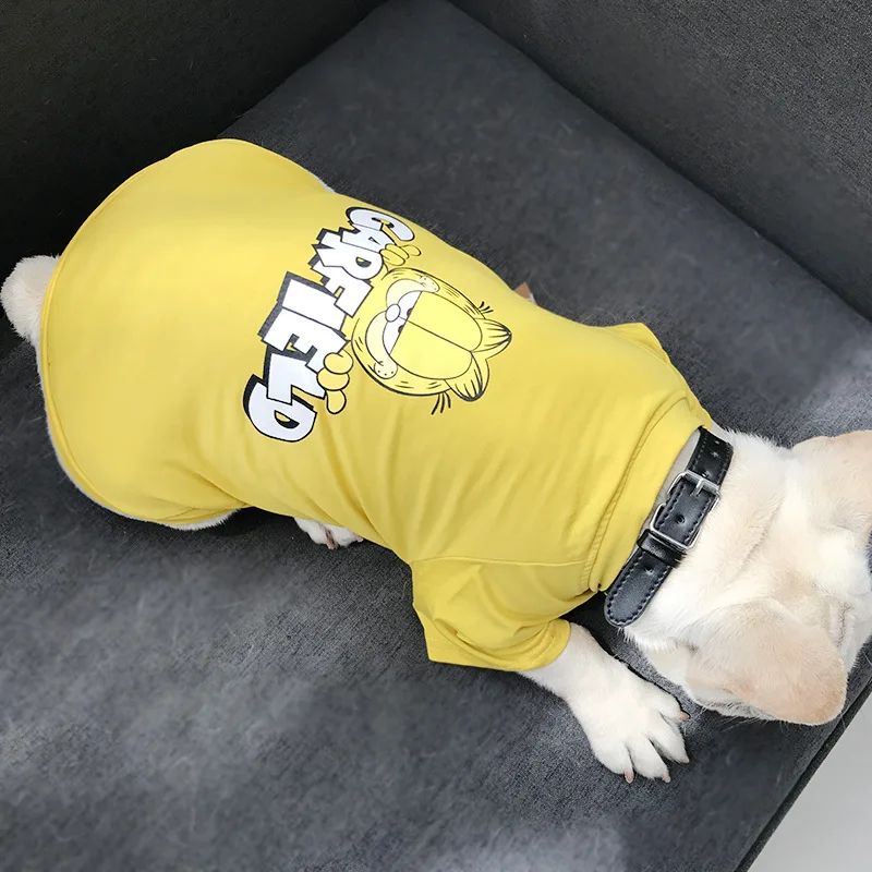 

Garfield Printed Pet Dog Clothes Chihuahua French Bulldog Cotton Hoodies Dogs Coat Jacket Sweatshirt Roupas Para Cachorro XQ50