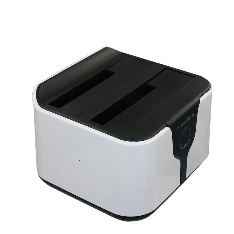 2pcs hd case sata cage 2 Bay suit SATA 2.53.5 disk usb 3.0 usb drive cases (9)