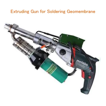 

Hot Air Welding Machine Lesite HDPE Welding Machine Extruding Gun For Soldering Geomembrane PP PE PVC PVDF Water Tank LST610D