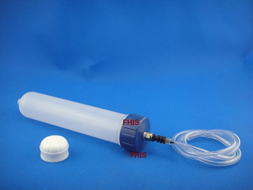 

NEW Thickening explosion-proof 200CC Helix Luer Lock Tip Dispenser Syringe Barrel w Adapter