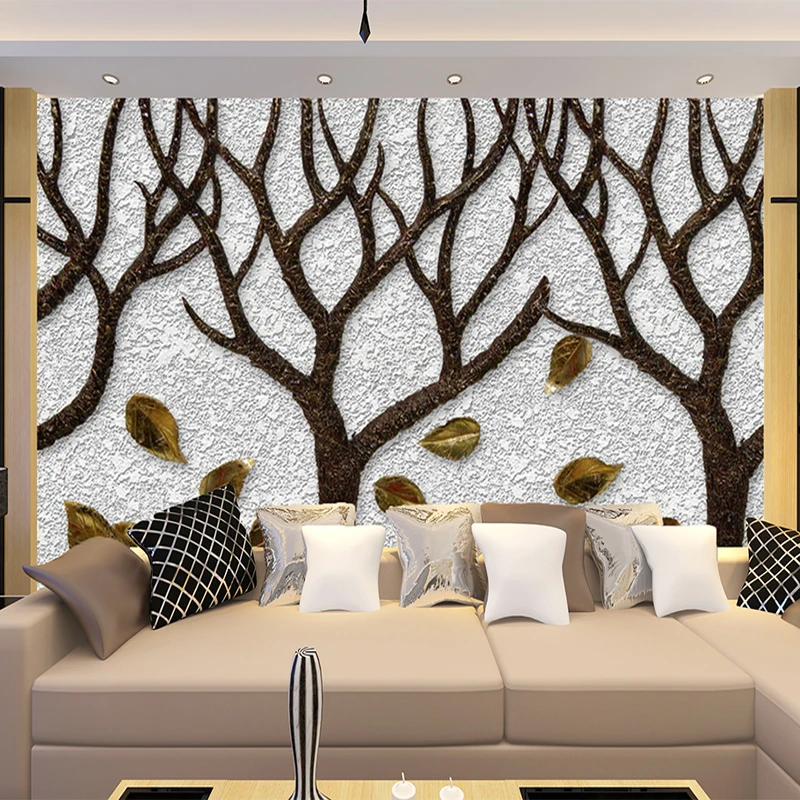 3d Room Wallpaper Custom Mural Non woven Wall Sticker Tree ...