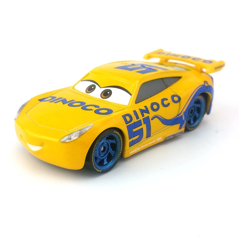 Дисней Pixar тачки 3 Dinoco Cruz Ramirez 1:55 литье под давлением металлический сплав